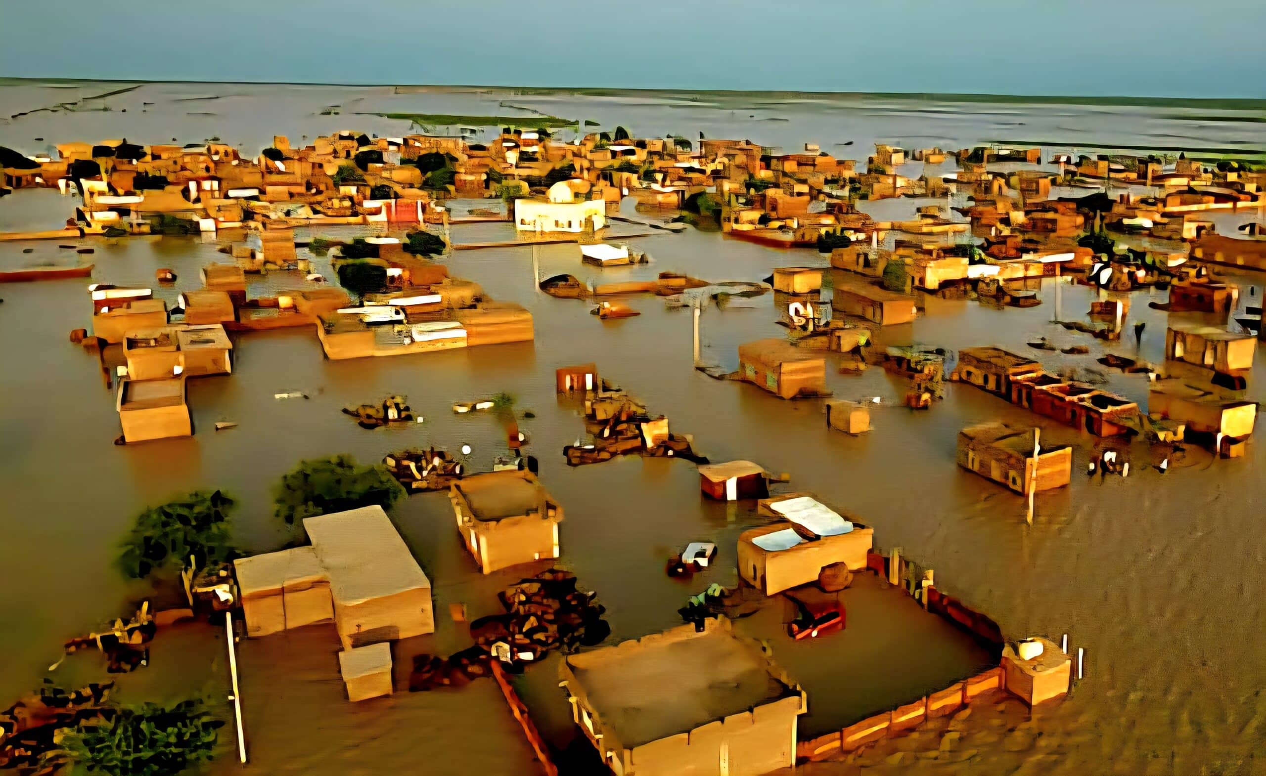 سيول وفيضان