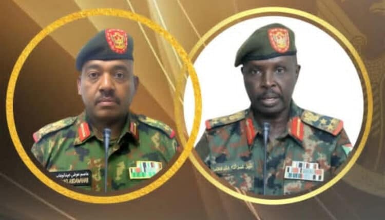 العميد الركن عاصم عوض للعميد الركن نبيل عبدالله